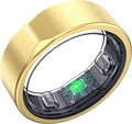 Smart Ring for Women Men, Titanium Fitness Ring with Heart Rate, Stress & Sleep Monitoring,Step & Calorie Counter, 5ATM Waterproof for iPhone and Android,No Subscription Fee (Rose Gold, 11)