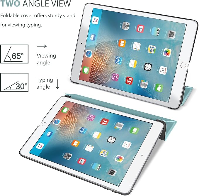 ProCase Smart Case for 10.5” iPad Air 3rd Generation 2019 / iPad Pro 2017, Slim Stand Cover with Translucent Frosted Back for iPad Air 3 -Teal