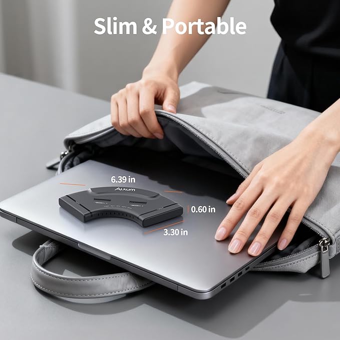 Alxum Dual M.2 NVMe & Dual SATA 4-Bay SSD Enclosure Reader, USB-C 10Gbps External Hard Drive Adapter Docking Station, PCIe 3.0 NVMe/SATA to USB Tool-Free for PC/Mac/Linux/Android