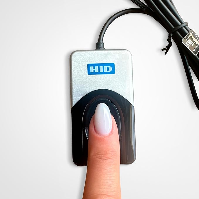 Fingerprint Reader Biometric Authentication - DigitalPersona URU4500 USB - Fingerprint Scanner - Original HID Brand