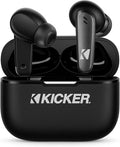 KICKER Bluetooth Earbuds TW3 Wireless Earbuds with Active Noise Cancellation, 25-Hour Battery Life, in-Ear Headphones with Dual Microphones for Clearest Voice Clarity Touch Controls