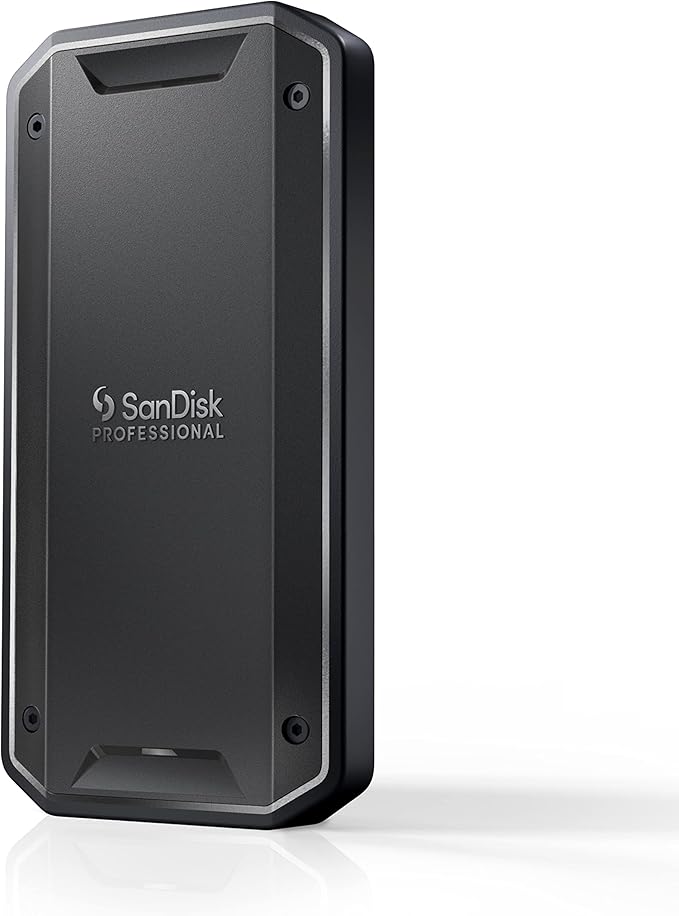SANDISK Professional 1TB PRO-G40 SSD - Up to 3000MB/s, Thunderbolt 3 (40Gbps), USB-C (10Gbps), IP68 dust/Water Resistance, External Solid State Drive - SDPS31H-001T-GBCND
