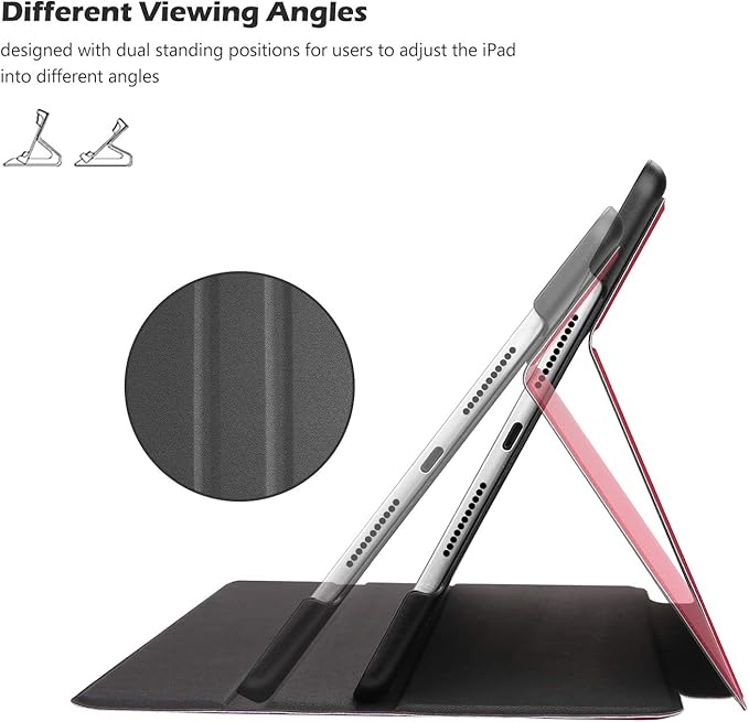 ProCase Cover for iPad Air 3 10.5" 2019 / iPad Pro 10.5 2017 Case, Slim Stand Protective Folio Case Smart Cover for iPad Air 10.5" (3rd Gen) 2019 / iPad Pro 10.5" 2017-Red