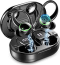 Wireless Earbuds, 2026 Bluetooth 5.4 Headphones Sports, 50 Playback Over-Ear buds with 4 ENC Noise Cancelling Mics Deep Bass Fitness Earphones Gym Running Workout, IP7 Headset with Earhook LED Display