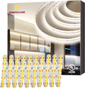 EMITEVER COB LED Strip Lights Neutral White 16.4ft, 4000K Ra 90+ Tape Light Premium High Density, 24V, 300+Lumens/ft, 2400LEDs/Spool, 3W/ft, UL Listed 5 Year Warranty (Power Supply Sold Separately)
