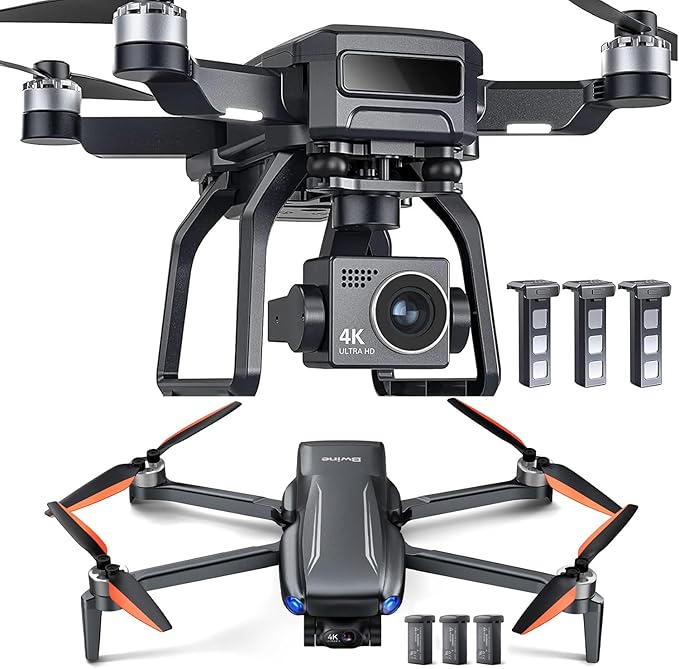 Bwine F7GB2 Pro Drones with Camera for Adults 4K with 75 Mins + F7MINI 8K Photo Drones with Camera for Adults 4K Video Quadcopter under 249g with 96Mins