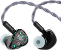 Linsoul Kiwi Ears Astral 1DD+6BA Hybrid in Ear Monitor, Wired Earbuds, HiFi Studio Recording &Mixing Earphone, Portable Gaming IEMs for Professional Music Engineers Audiophiles (Green)