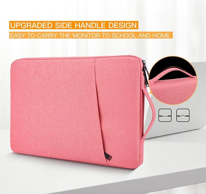 Portable Drawing Tablet Sleeve Protective Carrying Case for XP-Pen Artist13.3 Pro 13.3 Inch/ Artist12/ Artist Pro 14,Pink