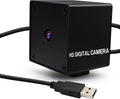 48MP Autofocus USB Camera - 4K UVC Mini Webcam with Metal Case, 8000x6000P 70 Degree No Distortion Lens PC Camera for Linux/Raspberry Pi, Plug & Play for Industrial/Lightburn/Video Conference