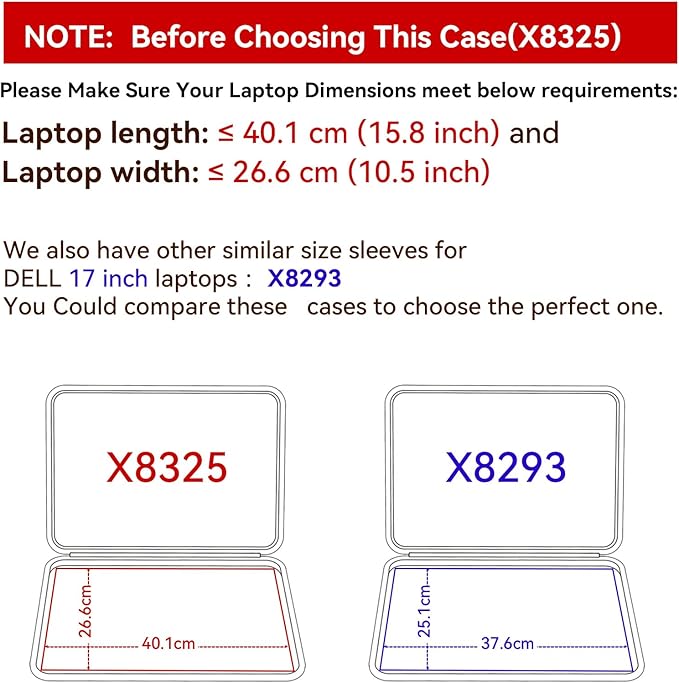 Smatree Hard EVA Protective Sleeve Case Compatible for 17.3 inch DELL Precision 7780 Workstation/Precision 7770 Workstation (X8325)