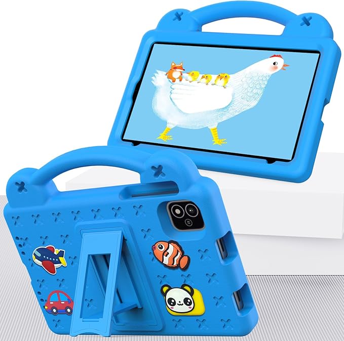 AKABEILA Compatible with Alldocube iplay 60 mini pro 2024 8.4 inch/iplay 60 mini2 2024 8.4 inch Tablet Case, Shockproof Protective Case with Shoulder Strap & Stand Handle Sky Blue