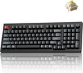 Keychron V5 Ultra 96% Wireless Mechanical Keyboard with 8000Hz Polling Rate & NKRO, Hot-Swappable RGB, Banana Switches, 97 Keys, 2.4GHz/Bluetooth/Wired, OSA PBT Keycaps, for Mac/Win/Linux- Black