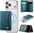 Vinich for MagSafe Wallet Magnetic RFID Blocking Card Holder Compatible with MagSafe Phones and Cases, Strong Magnet Minimalist Phone Wallet for iPhone 17/16/15/14/13/12/Pro/Max/Plus, Vintage Green