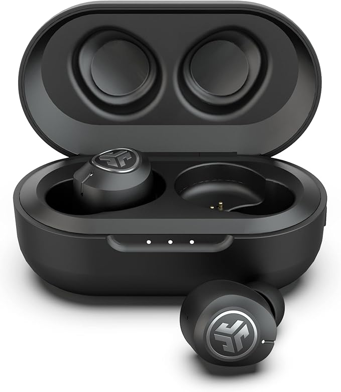 JLab JBuds Air ANC True Wireless Bluetooth Earbuds, Black, Active Noise Canceling, Low Latency Movie Mode, Dual Connect, IP55 Sweat Resistance, Custom 3 EQ Sound Settings…