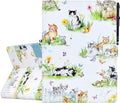 for iPad 9.7 inch Case iPad 6th/5th Generation Case 2018 2017, PU Leather Folio Stand Cute Protective Cover for iPad 9.7 inch/Pro 9.7/Air 2/Air 1, Auto Sleep/Wake, Kitten