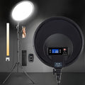 6" Ring Light with Tripod Stand for YouTube & Makeup, Mini LED Camera Light with Phone Holder, 3 Light Modes & 11 Brightness Levels (14 inch with Tripod Stand)
