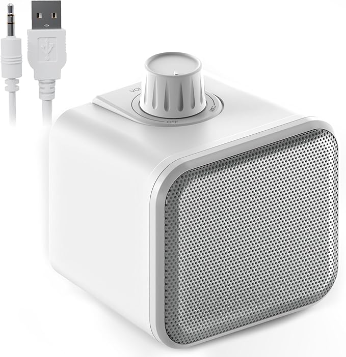 ANSTEN Wired Speakers for TV No Delay, Mini Clear Voice TV Speaker Wired with 5M Long Cord, Personal Speaker with Headphone Jack, Easy Operation, TV Speakers for Hard of Hearing and Seniors