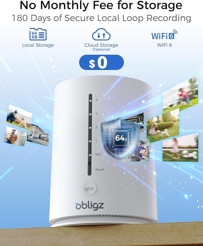 Solar Security Cameras Wireless Outdoor, 4MP Cameras for Home Security Camera System, 64GB Local Storage, No Subscription, Easy Setup, Color Night Vision, 2.4 & 5G WiFi, 2-Cam Kit
