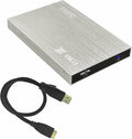 HWAYO 2.5'' HDD 1TB Ultra Slim Portable External Hard Drive USB3.0 Storage for Xbox One Console, PC, Laptop, MacBook (Silver)