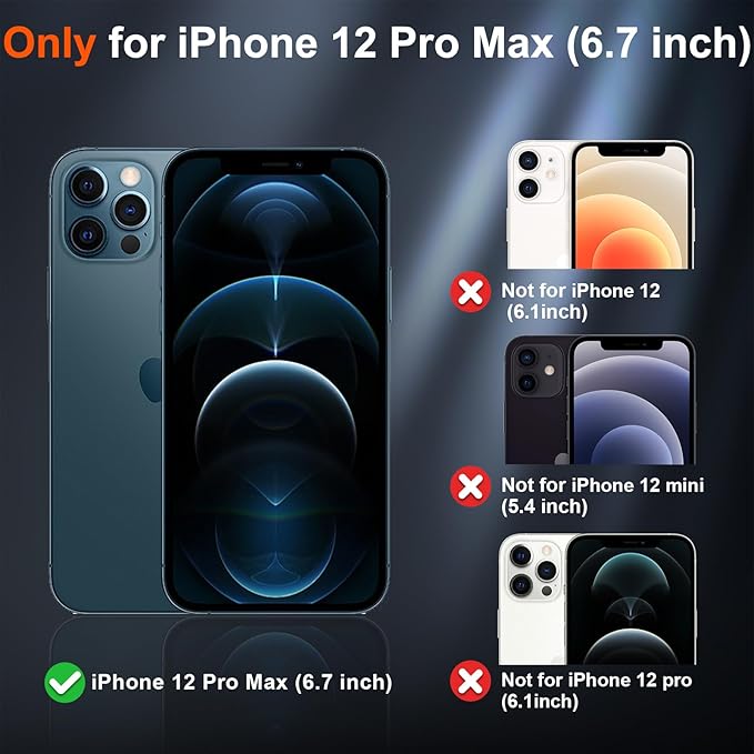 SUPFINE Magnetic for iPhone 12 Pro Max Case (Compatible with MagSafe) (Military Grade Drop Protection) Slim Translucent Matte Shockproof with Anti-Fingerprint Phone Case,Brown