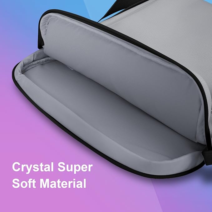 13-14 Inch Laptop Sleeve, Compatible with MacBook Pro 14 (M4–M1), MacBook Air 13/15 (M3/M2), Surface Laptop 4/5, iPad Pro 12.9 (6th–3rd Gen), & More – Waterproof Case with Handle