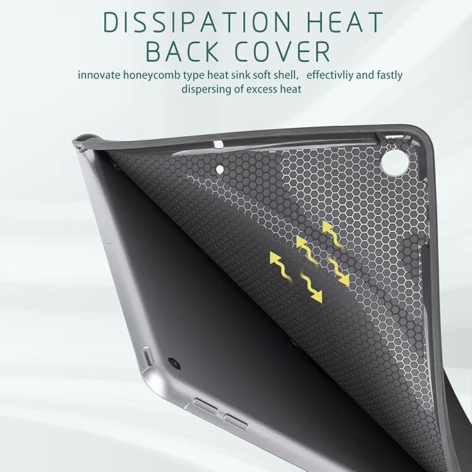 for iPad 9th Generation case, for iPad 7th Generation Case, for iPad 8th Generation Case, Casefor iPad 9th/8th/7th Gen 10.2 Inch Protective Multi-Angle Adjustable Stand View Auto Wake Sleep, Mermaid