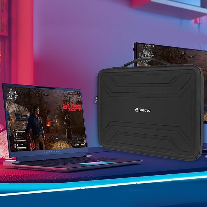 Smatree 16 inch Hard EVA Shell Sleeve Case for Alienware 16 Area-51 Gaming Laptop, Alienware x16/m16 R1 Gaming Laptop (Not Fit with Alienware m16 R2)