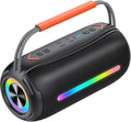 aowoka Bluetooth Speaker Portable Wireless Bluetooth Speakers with HD Stereo Sound, BT 5.4 TWS Pairing, IPX7 Waterproof, 30H Battery Life with Led Light for Outdoor/Party/Sport/Travel/Gifts
