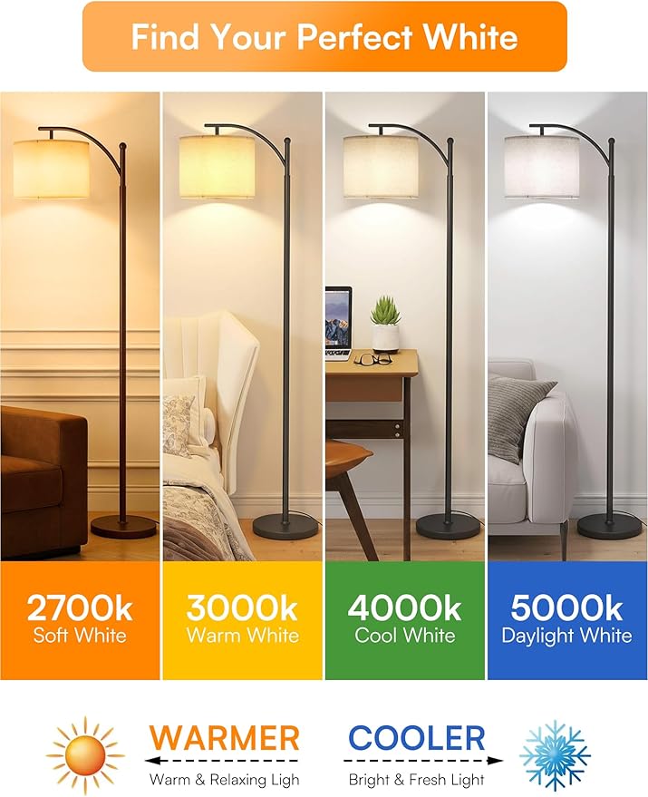 TJOY A19 Dimmable LED Light Bulbs, E26 Led Bulbs 60 Watt Equivalent, Warm Soft White 2700K, 800 Lumens Standard Base, Energy Saving Lightbulbs, Efficient 9W, 120V, 15,000 Hour Lifetime, 4 Pack