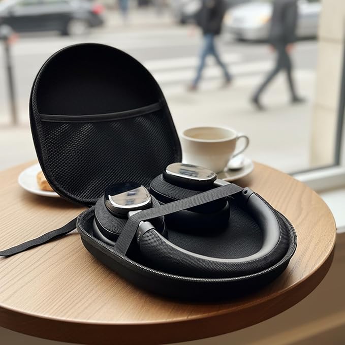 Bluetooth Headphones Over The Ear, Noise Cancelling Headphones Wireless Bluetooth with Microphone, Over Ear Headphone Noise Cancelling 65h Playtime, Clear Calls, Comfort Fit for Travel