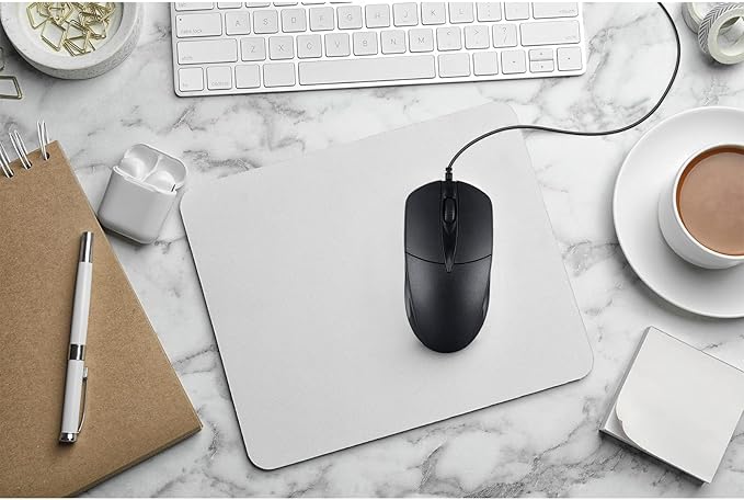 60 PCS Black Wired USB Computer Mouse Bulk - 1000 DPI 3 Button Corded With Home Office Noiseless Simple for Laptop Desktop PC (YX-Mouse60)
