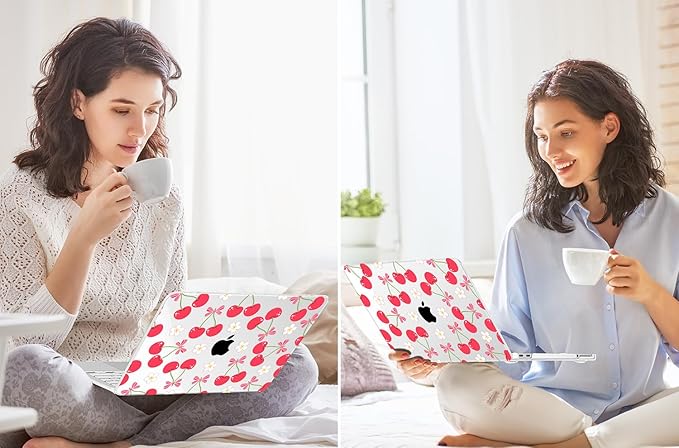 Tuiklol for 2026 MacBook Neo 13 Inch A18 Pro Chip Case, (Model A3404) Anti-Scratch Anti-Drop Slim Hard PC Shell Case with Shockproof Protective MacBook Neo Laptop Cover,Cherry