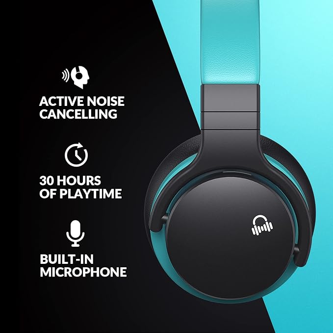 Million Sold Classic E7 Active Noise Cancelling Headphones with Upgraded HD Sound, Wireless Bluetooth Headphones Over The Ear Unequaled Comfort, Vivid Deep Bass, for Home Office Travel Gift-Pair