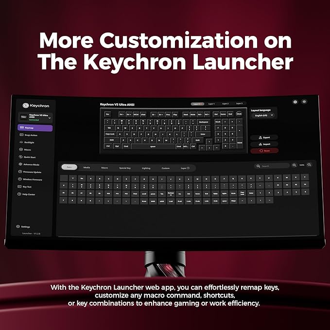 Keychron V5 Ultra 96% Wireless Mechanical Keyboard with 8000Hz Polling Rate & NKRO, Hot-Swappable RGB, Banana Switches, 97 Keys, 2.4GHz/Bluetooth/Wired, OSA PBT Keycaps, for Mac/Win/Linux- Black
