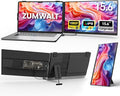 ZUMWALT 15.6" Laptop Screen Extender, 1080P FHD Detachable Laptop Monitor Extender, Dual Monitor for 13-17" Laotop, Plug and Play Portable Monitor Compatible with Mac/Windows/Android/Chrome/PS5
