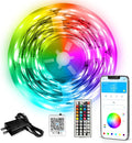 DAYBETTER LED Strip Lights 110ft, Smart Lighting Strips with App Remote Control, RGB Music Sync Color Changing Lights for Bedroom Kitchen Party Home Decor Luces led para cuarto (1 Roll)