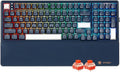 Hexgears Wireless Mechanical Keyboard with Wrist Rest,Tri-Mode BT5.0/2.4GHz/USB-C Hot Swappable Custom Keyboard,Pre-lubed Linear Switches,RGB Backlit Computer Gaming Keyboards for PC/Tablet/PS/Xbox