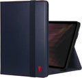 TORRO Case Compatible with iPad Pro 11” M5 / M4 (2025/2024) – Premium Leather iPad Pro 11” 2025/2024 Case with Stand Function, Apple Pencil Connectivity and Wake/Sleep Function (Navy Blue)