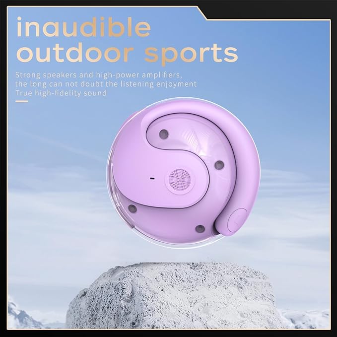 Wireless Earbuds for Workout/Running, Sports Bluetooth 5.4 Headphones,IPX7 Waterproof,Fast Charging,40Hrs Playtime Ear Buds(Purple)