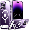 Magnetic Compatible with iPhone 14 Pro Max Case, [Built-in Invisible Kickstand][Compatible with MagSafe] [Military Grade Shockproof] Slim Thin Phone Case for iPhone 14 Pro Max 6.7"