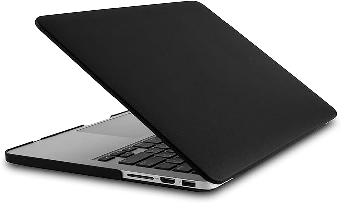 KECC Compatible with MacBook Pro 16 inch Case 2020 2019 Release A2141 Protective Italian Leather Hard Shell Case + Keyboard Cover, Black Leather