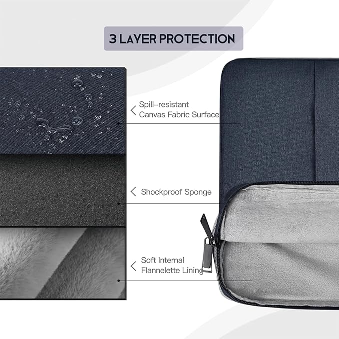 CAAORDKSO 11.6 12 12.2 12.3 Inch Laptop Sleeve for Lenovo 11.6" 300e Chromebook, 12.2" Samsung Chromebook Plus, 11.6" HP Chromebook Pro X360, Acer Spin 511, ASUS Dell HP Samsung Lenovo Chromebook Case