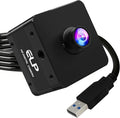 ELP High Speed 4K 60FPS USB Camera for Computer, Mini UVC 2160P USB3.0/2.0 Lightburn Cameras for Windows, Linux, Mac, Pi, Fast Frame Wide Angle 100°(H) IMX678 Webcam for PC Laptop Jetson Nano