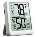 Antonki Room Thermometer, Digital Small Hygrometer Indoor Thermometer Humidity Gauge, Temperature Humidity Meter with Max/Min Record Monitor Sensor for Home, Plants - Battery Included