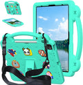 AKABEILA Compatible with Huawei MediaPad M3 Lite S 8.0/Samsung Tab A 8.0 2019 T290/T295/Tab A7 Lite 8.7 T220/T225 2021 Tablet Case, Kids Case with Shoulder Strap & Stand Handle Mint Green