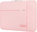 Lacdo Laptop Sleeve Case for 15 inch New MacBook Air M5/A3448 (2026), M4 A3241 2025, M3 A3114, M2 A2941 2024-2023, 15 inch MacBook Pro A1990 A1707 Computer Case Bag with Accessory Pocket, Pink