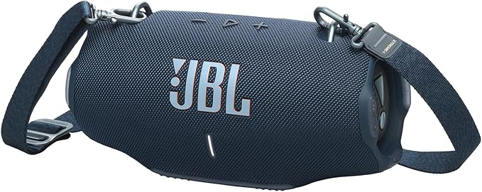 JBL Xtreme 4 - Portable Bluetooth Speaker, Powerful Sound and Deep Bass, IP67 Waterproof, 24 Hours of Playtime, Powerbank, Auracast for Multi-Speaker Pairing (Blue)