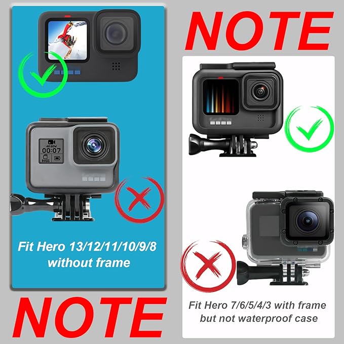 Aluminum Vertical Mount for Gopro, 90 Degree Direction Adapter Elbow Mount Compatible with GoPro Hero 13 12 11 10 9 Black Action Cameras
