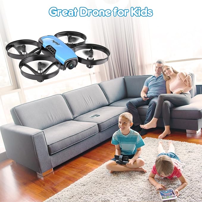 Loolinn | Drone with Camera for Kids 8+ as Gift - Drone for Kids with Adjustable Camera, Photos and Videos, Safe for Kids to Play, Easy to Fly (Holiday Gift for Boys and Girls)
