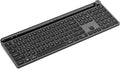 JLab Epic Wireless Keyboard, Black, 108 Keys, Connect Via Bluetooth or USB Wireless Dongle, Multi-Device Toggle, Soft Touch Keys, Smart Media Knob, Custom User Profiles, Rechargeable (4 Pack)